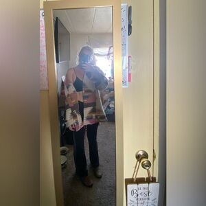 Blue b. collection  Multicolored Aztec Pattern Jacket